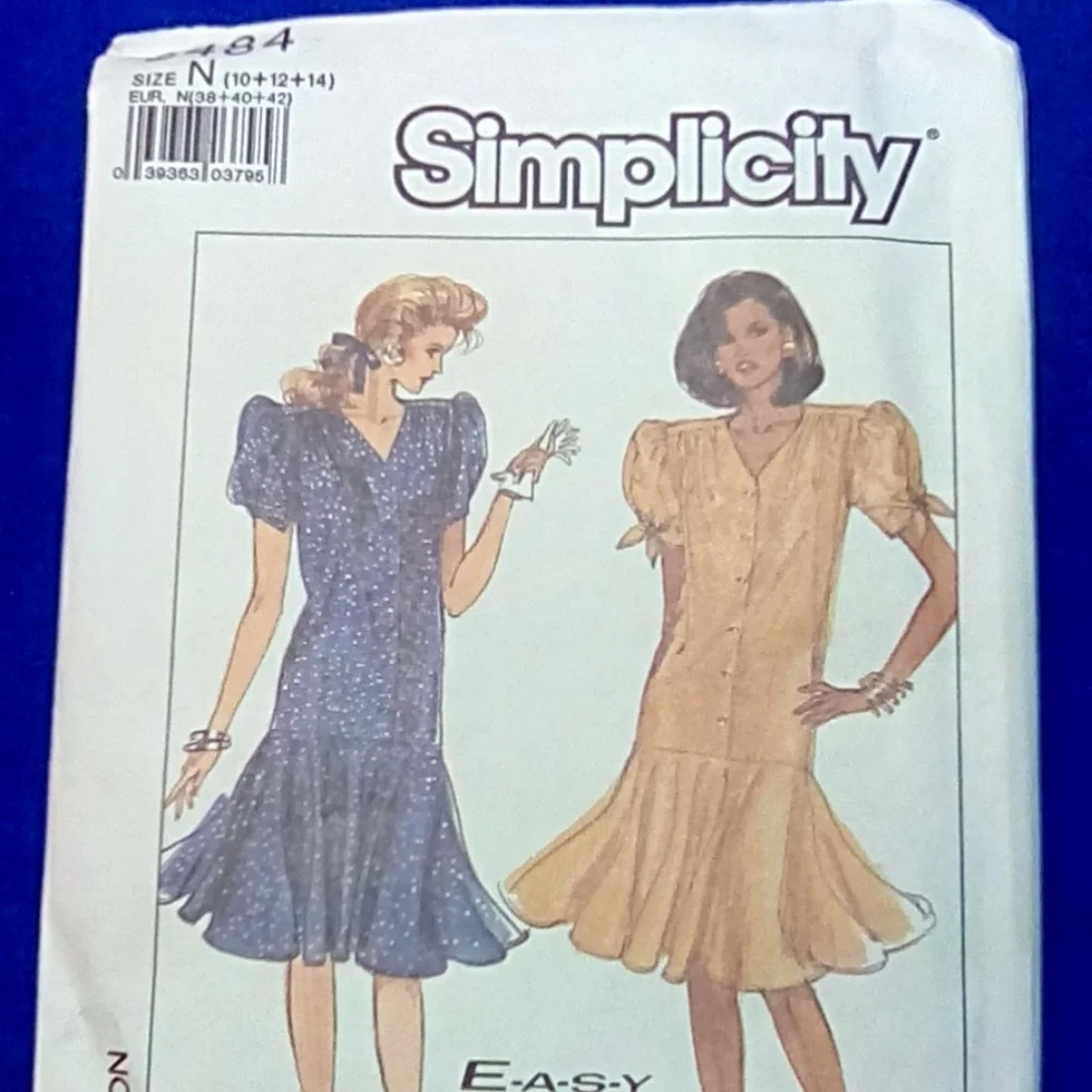 Vintage Simplicity Dress Size 10-12-14